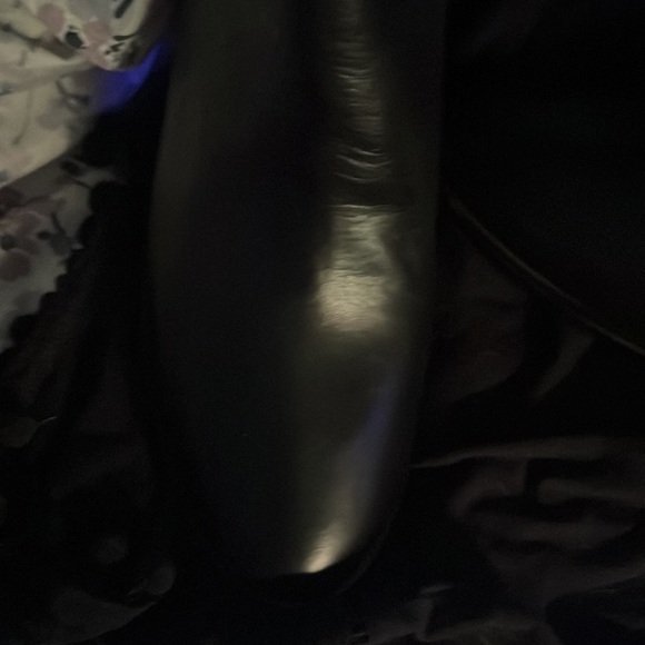 Brand new with tags Beautiful black heel boots with gold buckle - Picture 4 of 4